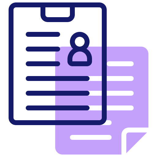 Records document report medical icon