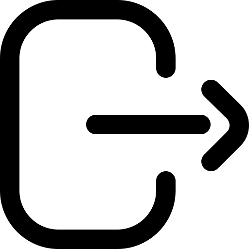 Exit output out signaling icon