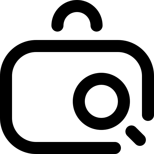 Inspection luggage baggage suitcase icon