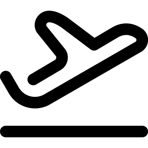 Take off airplane airport transport icon