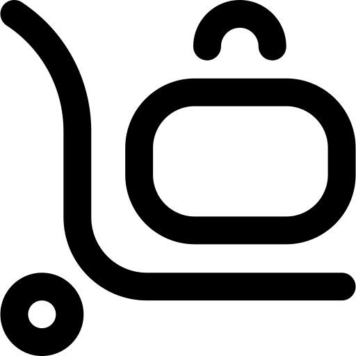 Trolley transport trolley holiday icon