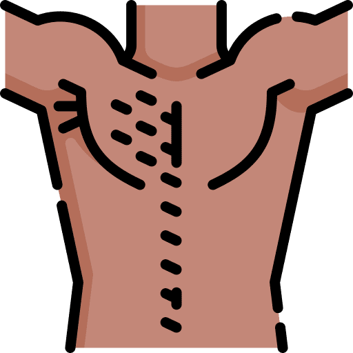 Depilation body beauty male icon