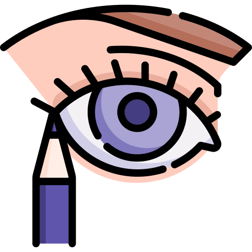 Eyeliner grooming eye beauty salon icon