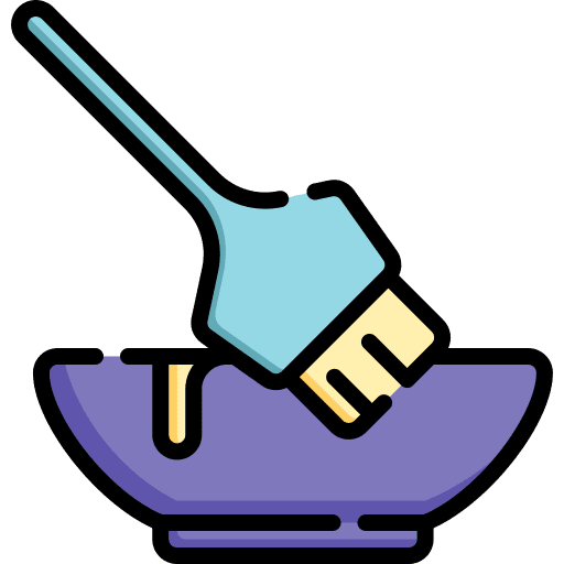 Hair dye hair hair dye hairdresser icon