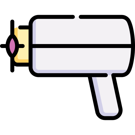 Laser hair removal treatment beauty icon