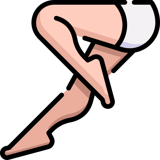 Legs body woman body parts icon