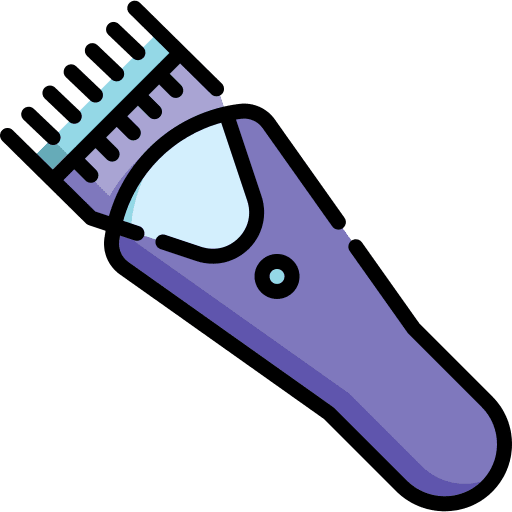 Trimmer tools barber shop grooming icon