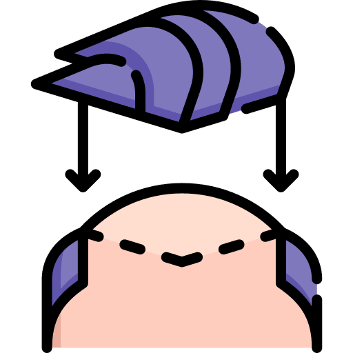 Hairpiece beauty hairdresser hair salon icon