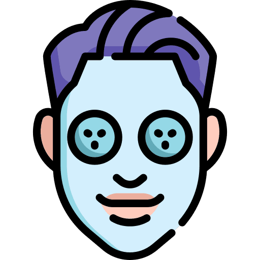 Mask cosmetics grooming mask icon