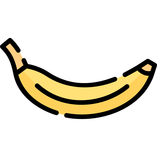 Banana vegan banana diet icon