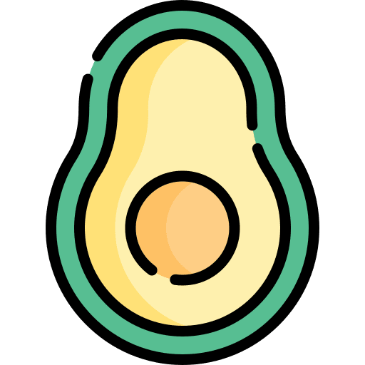 Avocado fruit avocado food and restaurant icon