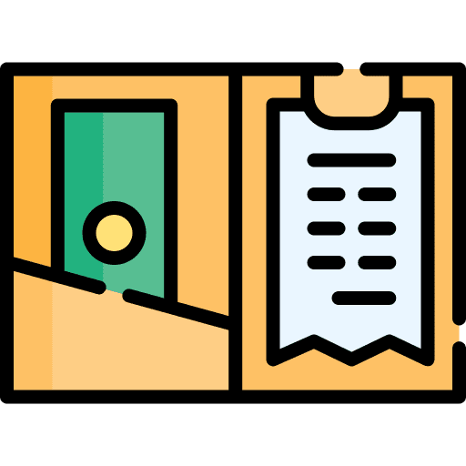Bill food and restaurant billing demand icon