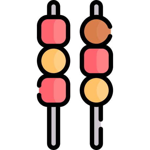 Satay kebab chicken satay icon