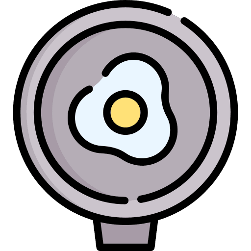 Fried egg fried egg organic protein icon