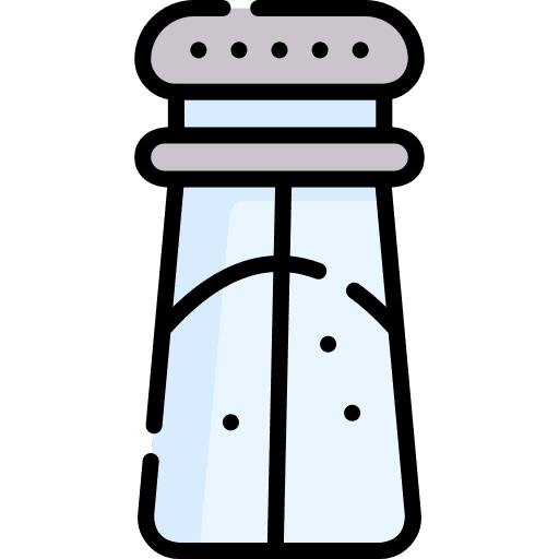 Salt condiment cooking seasoning icon