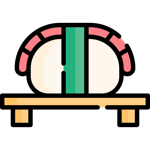 Sushi japanese roll sushi icon