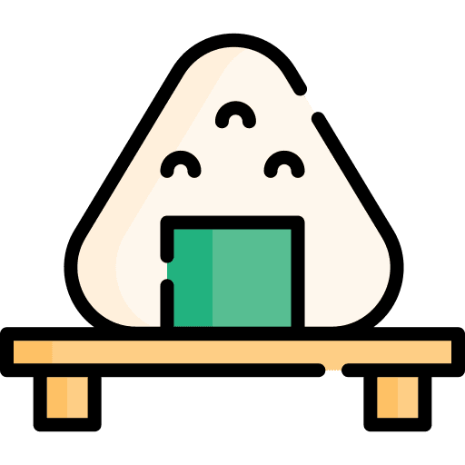 Sushi sticks food and restaurant chopsticks icon