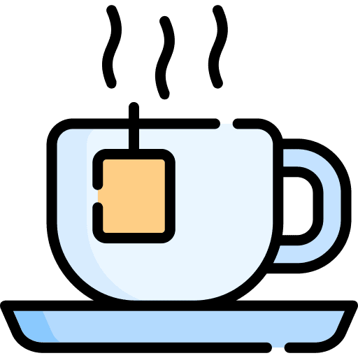Tea cup hot drink mug icon
