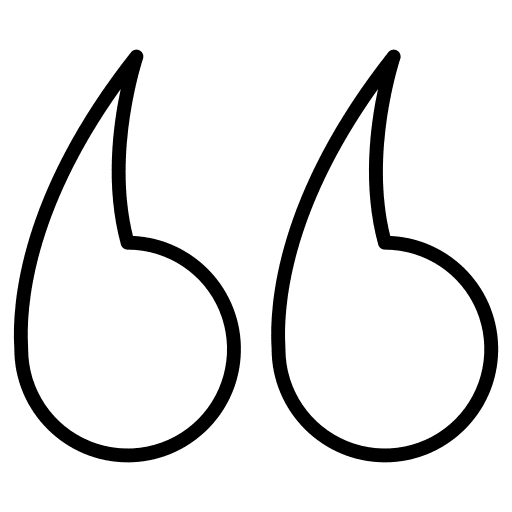 Quote art and design shapes quote icon