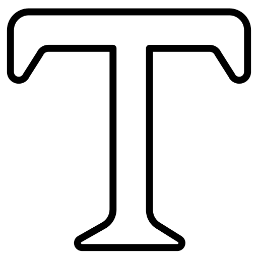 Font capital letter edit tools bold icon