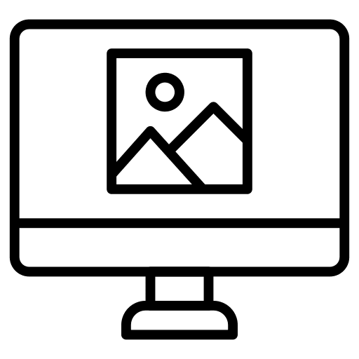 Monitor screen image electronics monitor screen icon