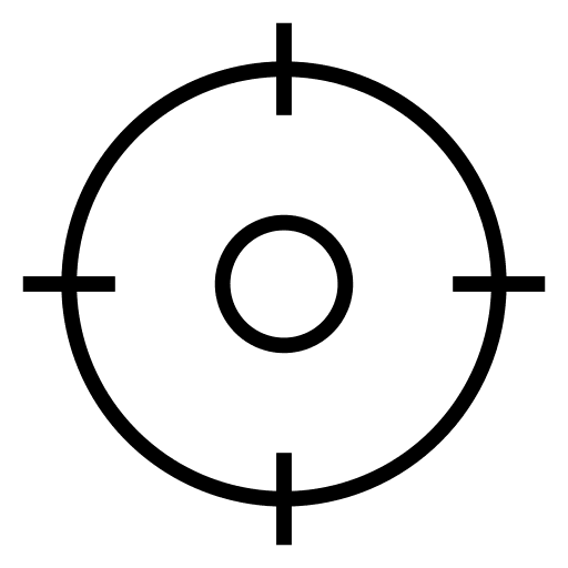 Target circular target define icon
