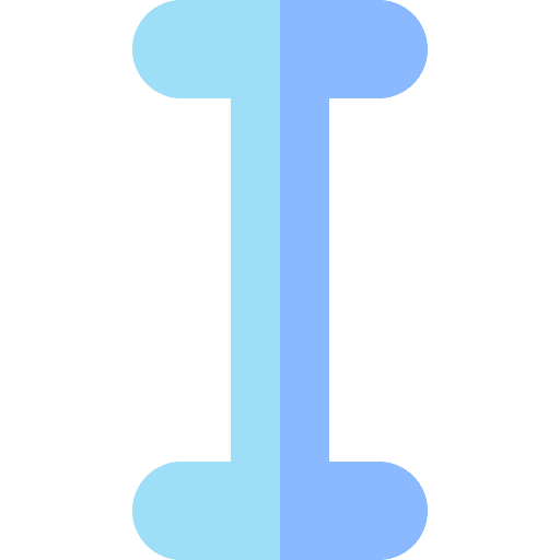 I shapes and symbols education abecedary icon