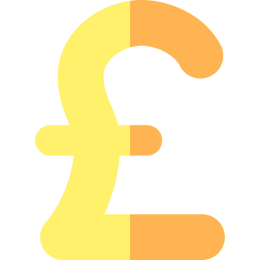 Pound business and finance pound commerce icon