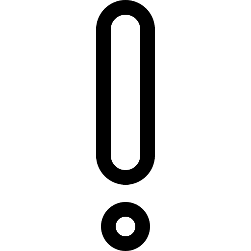 Exclamation mark warn alert exclamation mark icon