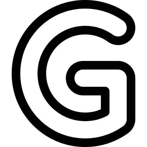 G education g consonant icon