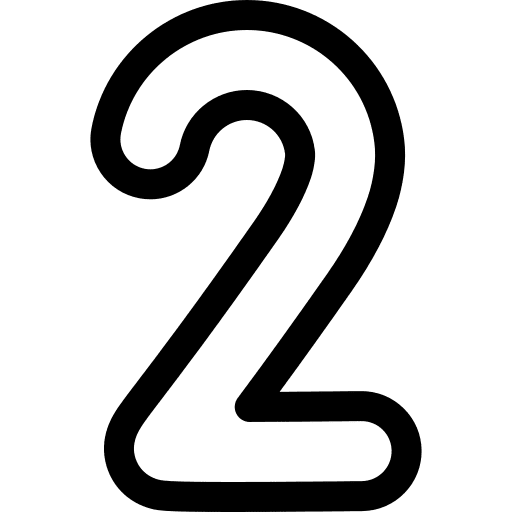 Two two maths shapes and symbols icon