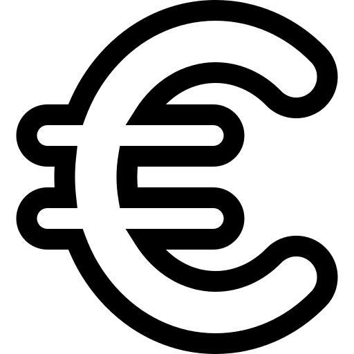 Euro money banking business and finance icon