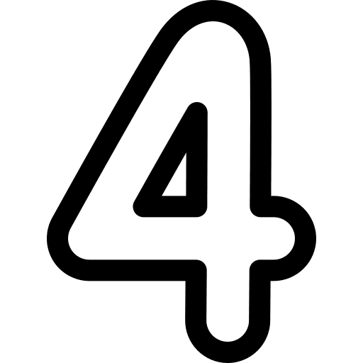 Four maths education 4 icon