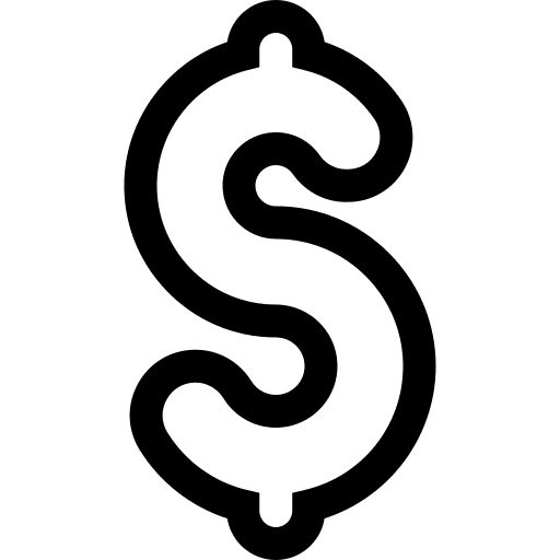 Dollar business and finance cash coin icon