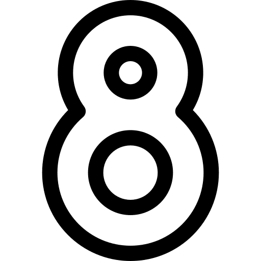 Eight education maths eight icon
