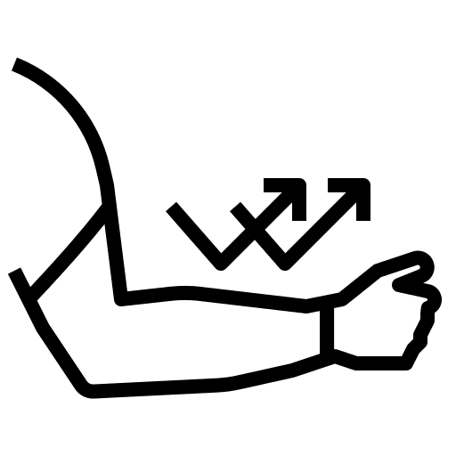 Sun protection adventurer hiking sleeves icon