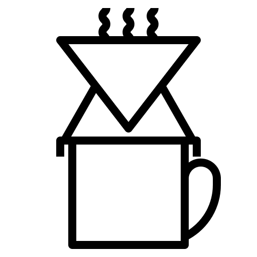 Coffee adventurer food and restaurant trekking icon