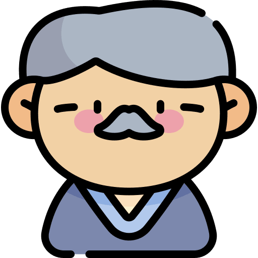 Old man user avatar grandfather icon