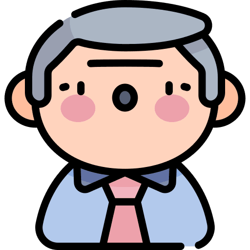 Old man grandpa grandfather feelings icon