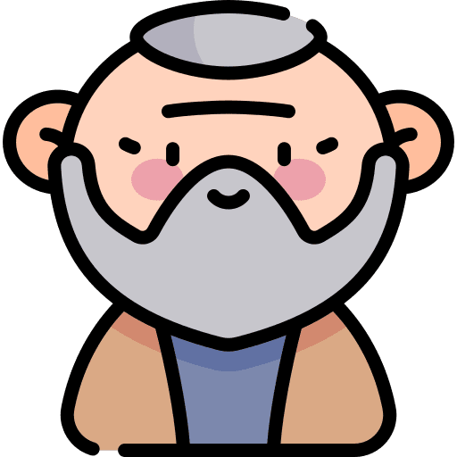 Old man old man people grandpa icon