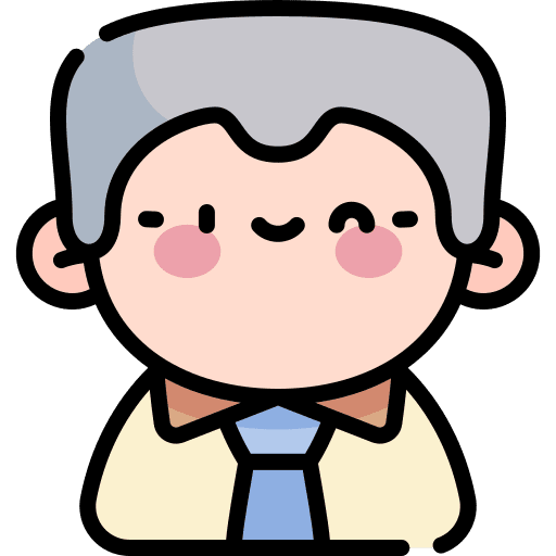 Old man user avatar grandpa icon
