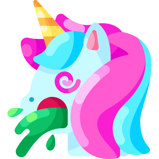 Unicorn avatar smileys fairy tale icon