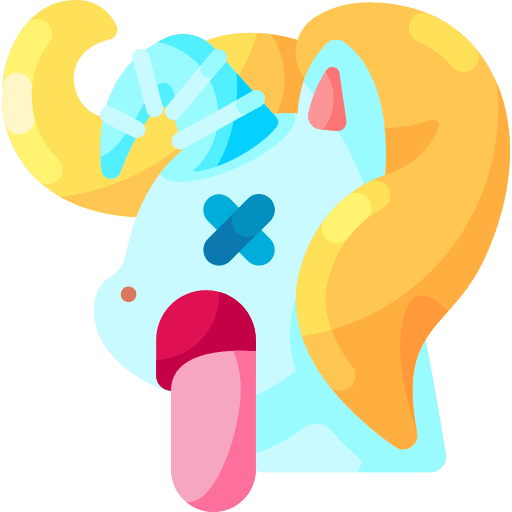 Unicorn fairy tale smileys fantasy icon