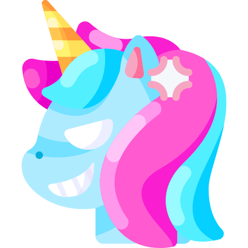 Unicorn legend folklore fairy tale icon