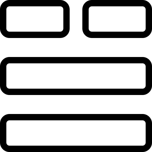 Content grid design content icon