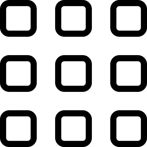 Menu square grid design icon
