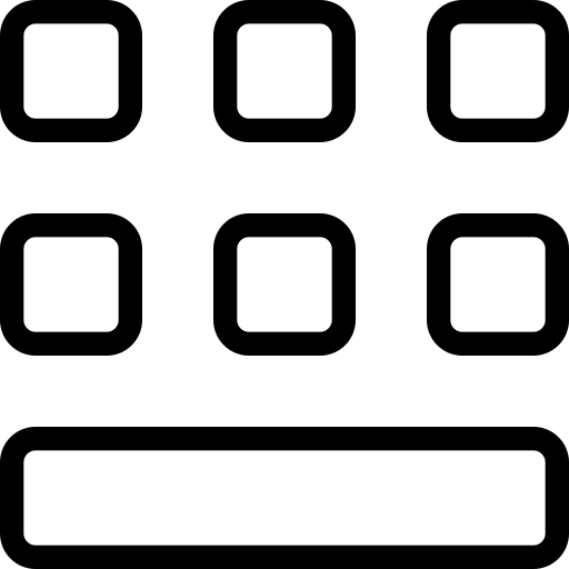 Grid option pattern square icon