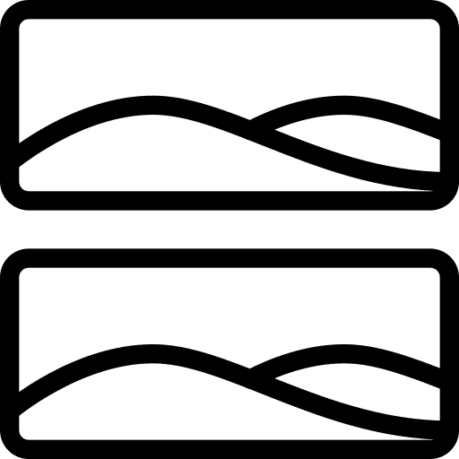 Horizontal bars pattern picture square icon