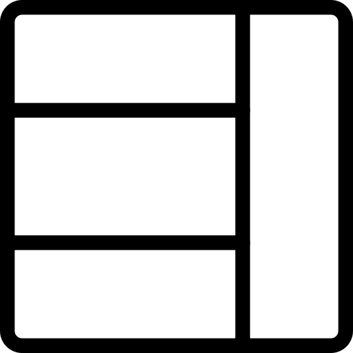 Square layout blocks option square icon
