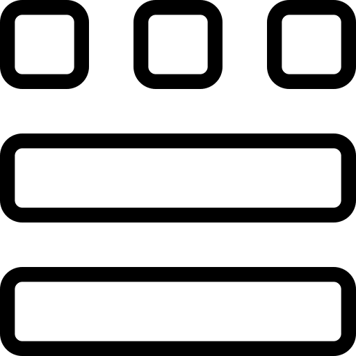 Thumbnails grid ui option icon